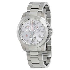 Reloj para hombre Longines Conquest cronógrafo esfera plateada L38004766
