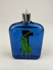 VINTAGE Polo Big Pony  1 Blue by Ralph Lauren Men 4.2 oz / 125 ml READ