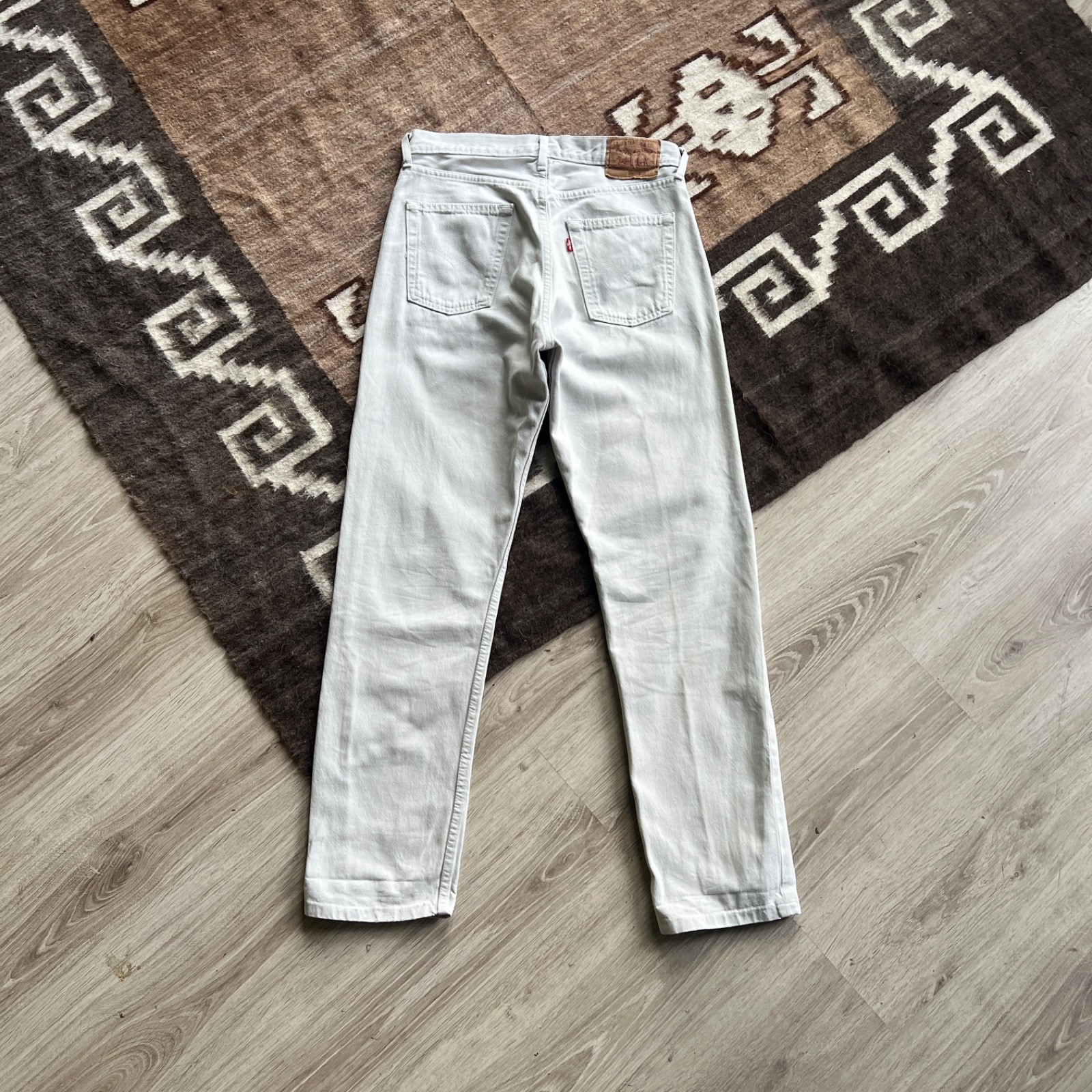 Levi’s 517 Vintage 00s Button Fly White Denim Jeans W33
