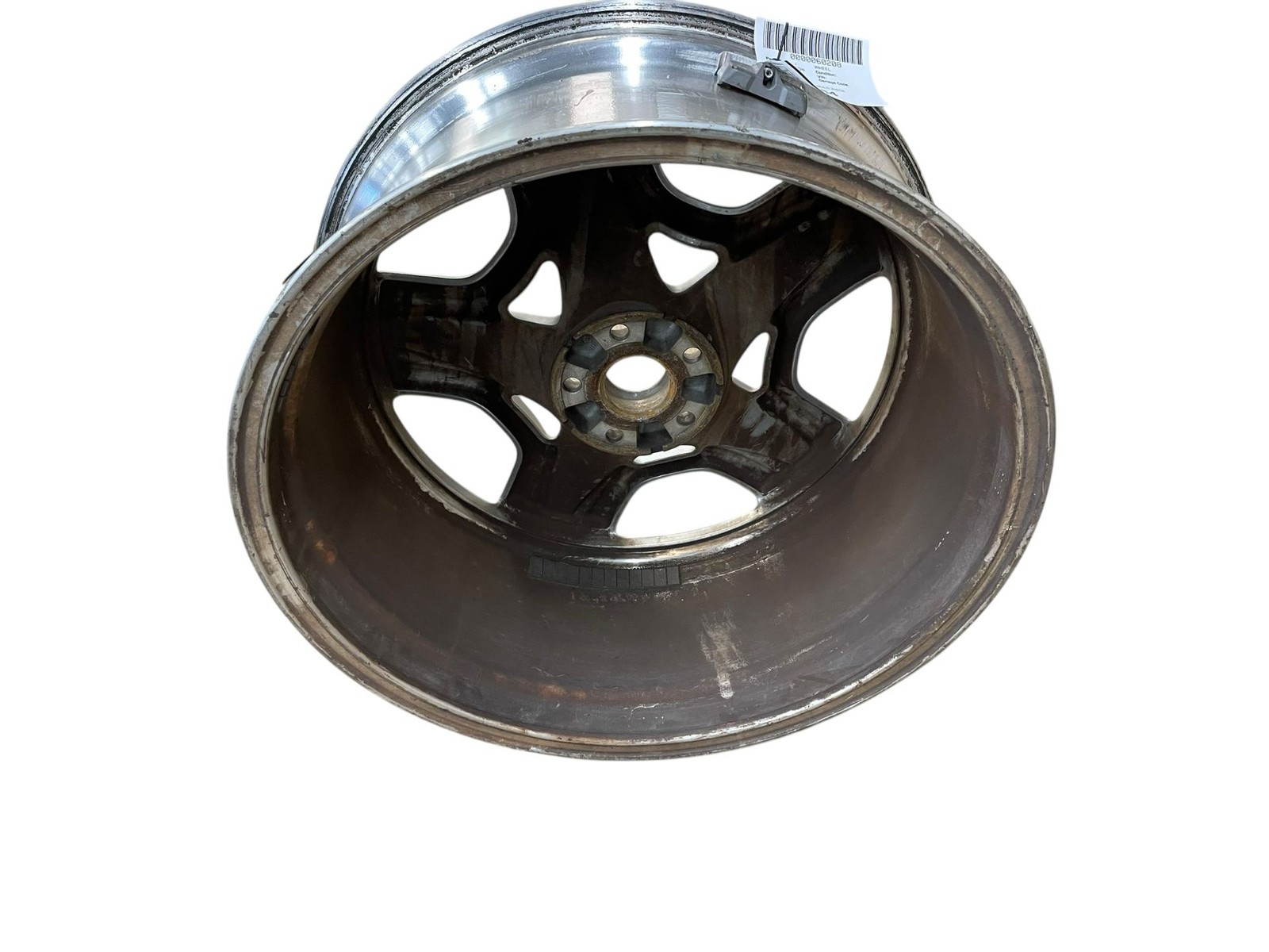2011-2018 Bentley Continental Oem (B) 21X9.5 21 INCH 5 SPOKE SILVER WHEEL RIM