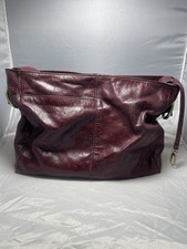 Borsa a tracolla Hobo in pelle bordeaux ottime condizioni