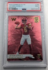2024 Panini Donruss Elite Rookies Jayden Daniels #165 Maroon /249 RC PSA 9