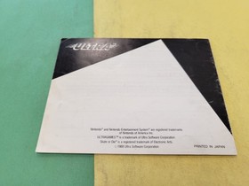 Skate or Die (Nintendo Entertainment System, 1988) NES Authentic Manual Instruct