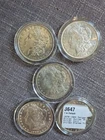 MORGAN DOLLARS, 1879, 1885O, 1885, 1886P. 1887P - lot of 5 - 8506