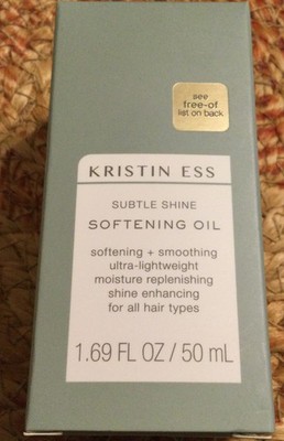 Kristin Ess Subtle Shine Softening Oil Ultra-Lightweight foAll Hair 1.69oz