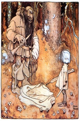   John Bauer Fairy Tale Poster - Rare Art Print 24x36  RARE Reprint   