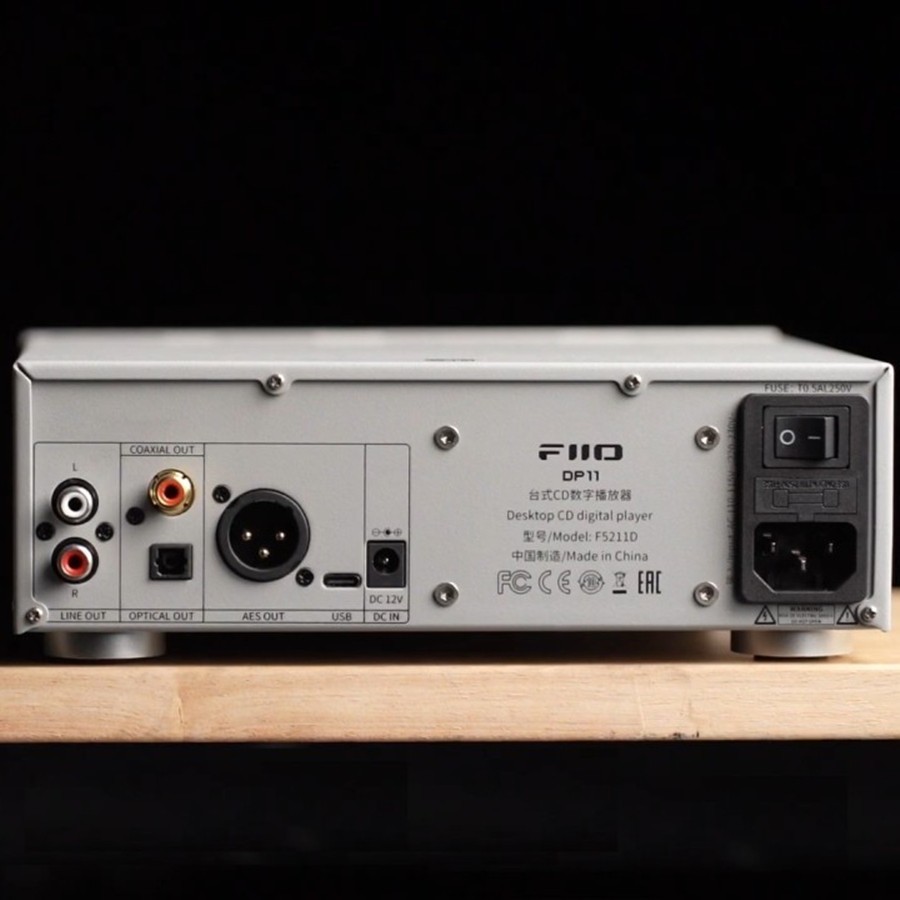 FiiO DP11 CD Player Portable Full-Interface Hifi CD Digital Transport ...