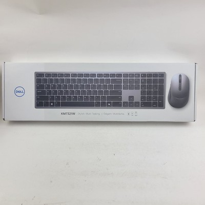 Dell Premier Multi-Device Wireless Keyboard & Mouse - KM7321W. New Open Box
