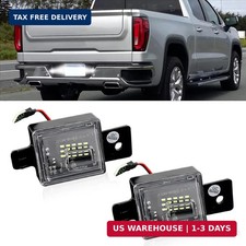 2pcs Led License Plate Lights For Chevrolet Silverado Gmc Sierra 1500 2500hd500 2pcs Led License Plate Lights For Chevrolet Silverado Gmc Sierra 1500 2500hd500