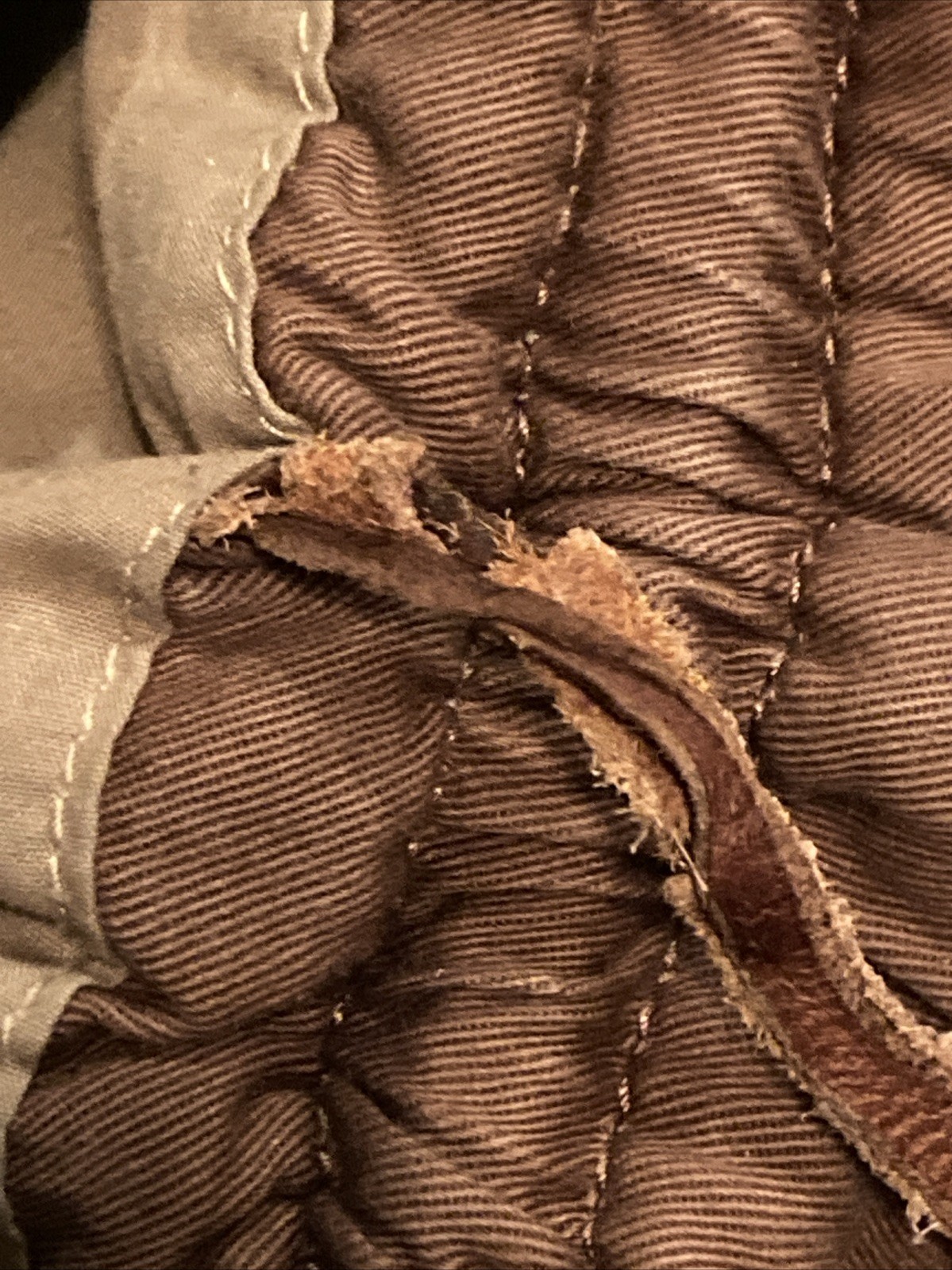 Lucky Brand Patchwork Large Hobo Bag Handbag Leat… - image 9