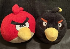 Angry Birds Bomb  Red Bird Plush No Sound 2012 Rovio Commonwealth