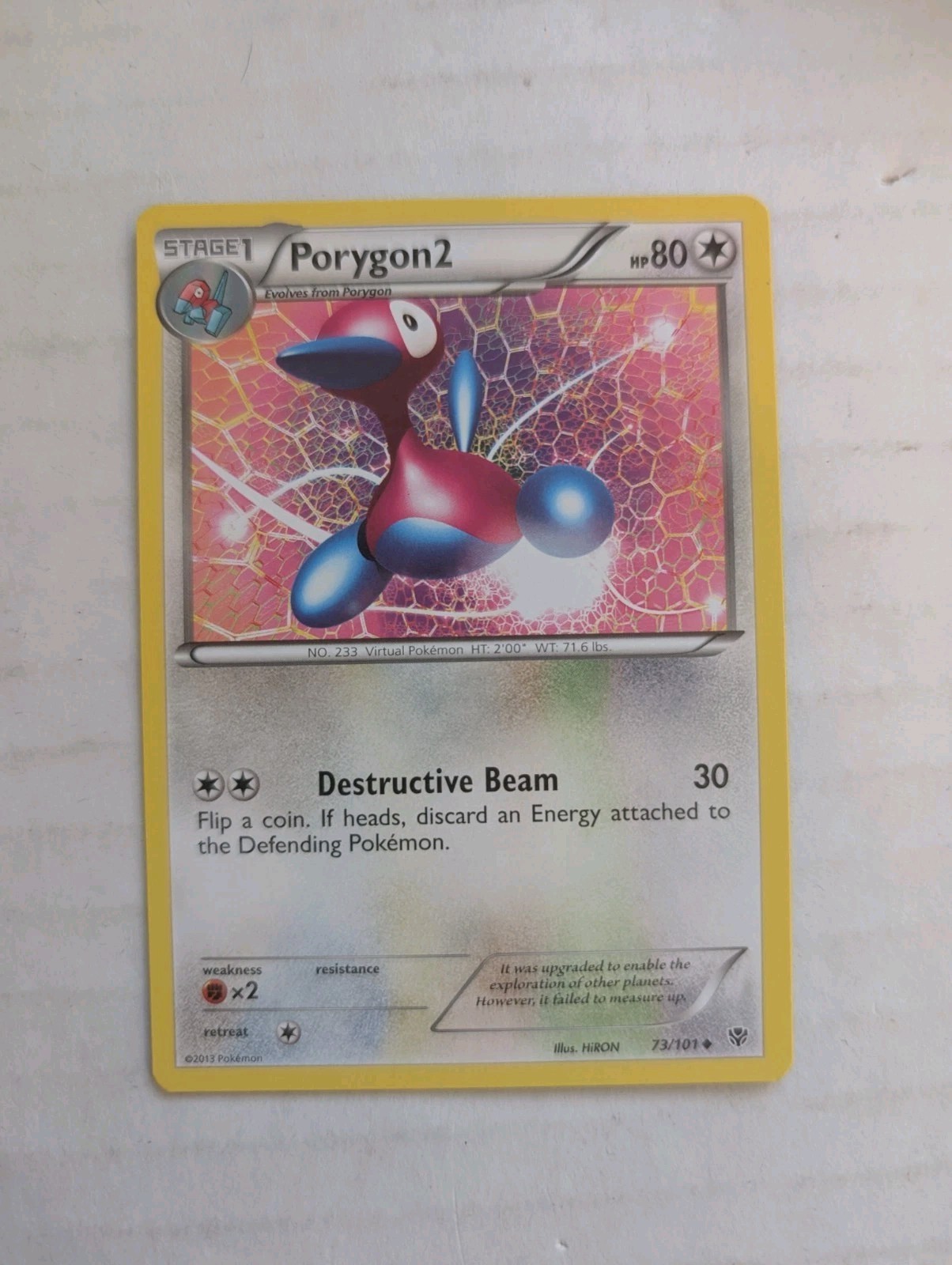 Porygon2 Uncommon Plasma Blast 73/101 NM