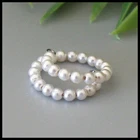 🤍Barbie Doll Accessories#923 PAK White Pearl Snake Bracelet Vtg 1962 *NM🤍