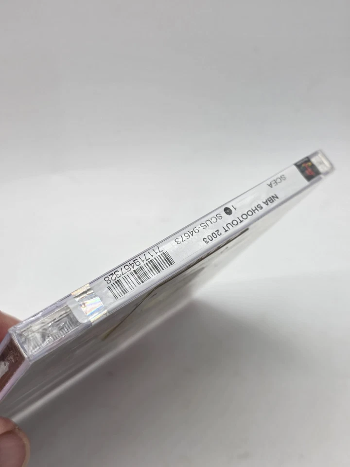 NBA ShootOut 2003 PlayStation PS1 New Sealed Rare Employee Copy Crack On Front - Image 4 of 4