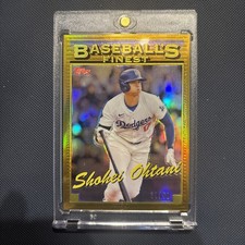 2024 Topps Finest  What If..1993 Finest Prototypes Shohei Ohtani #93-5 Gold /50