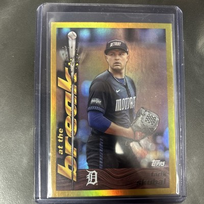2024 Topps Archives 1995 At The Break Tarik Skubal Gold Foil /50 - 2025 CY YOUNG