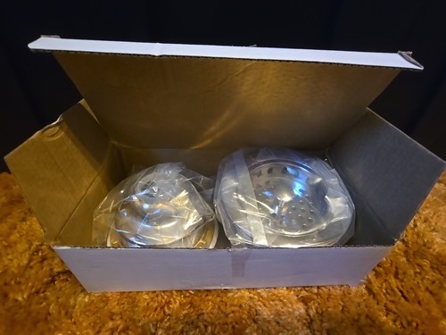 NIB Westbrass D2145 Kitchen Basket Strainers 3.5" Sink Opening Satin Nickel 2 Pk - Picture 3 of 3