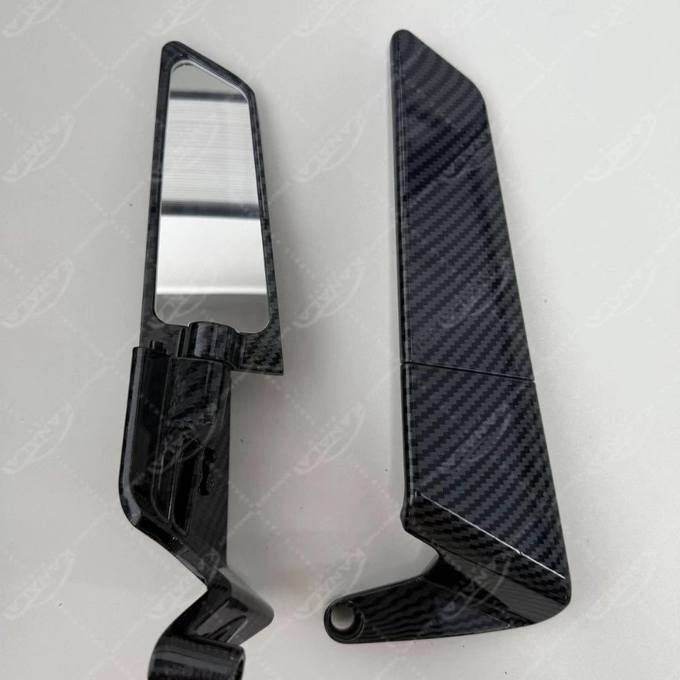 1Pair For Kawasaki Z900 Z1000 Z800 Z650 CNC Mirror Wind Wing side Rearview New - Image 4 of 4