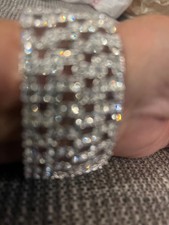 Vintage Monet Rhinestone Expansion Bracelet