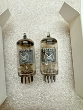 Mullard 12AX7A ECC83 Matching Pair Preamp Tubes Blackburn UK