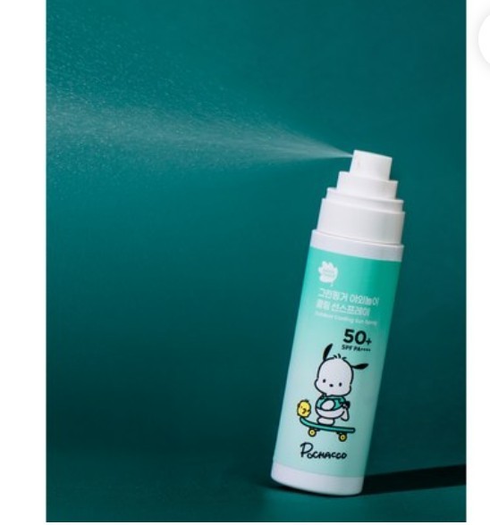 Korean Green Finger Outdoor Cooling Sun Spray 95ml SPF50+ PA++++