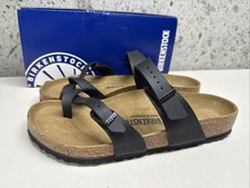 Birkenstock Sandals Mayari Black Leather  0071791  Women's 42 Regular Fit