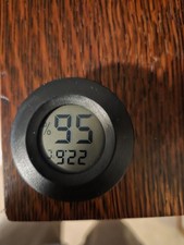 Digital Hygrometer Thermometer with LCD Display. Greenhouse, Terrarium Pack of 2