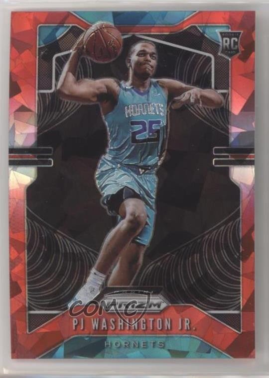 2019-20 Panini Prizm Rookie Red Ice Prizm PJ Washington Jr #258 Rookie RC s9z