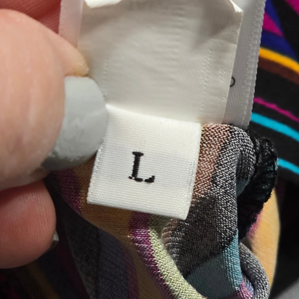 Vestido One World Azul Boho Floral Midi Elástico Decote V Manga Curta Feminino Tamanho G - Imagem 4 de 4