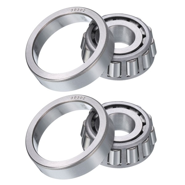 2Pcs 30302 Kegelrollenlager-Kegel Und -Schale, 15Mm Bohrung X42Mm Ad X14Mm Dicke-image