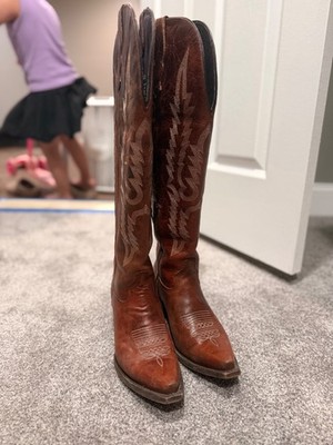 Rock em Red Brown Women Boots Size 9
