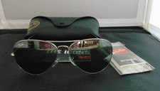 Ray-Ban Classic Sunglasses Transparent Gray w/case NEW