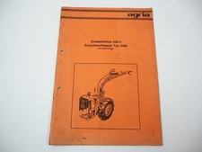 Agria 3400 Einachsschlepper mit Motor K64 Ersatzteilliste Ersatzteilkatalog 1983