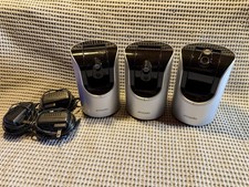 Set of 3 Zmodo Smart Pan  Tilt Camera ZH-IZV15-WAC Wifi Security Camera Tested