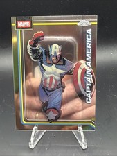 Captain America 2026 Topps Chrome Marvel Base Card #19 Avengers