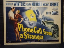 Title Card 1952 PHONE CALL FROM STRANGER Bette Davis Shelley Winters air crash