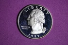 ESTATE FIND 1997 S PROOF SILVER WASHINGTON QUARTER #K58776