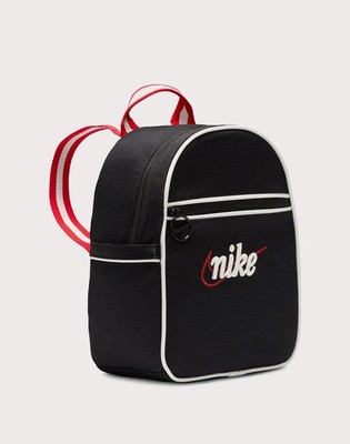 Nike Futura 365 Mini Black Red Backpack Small Bag Travel