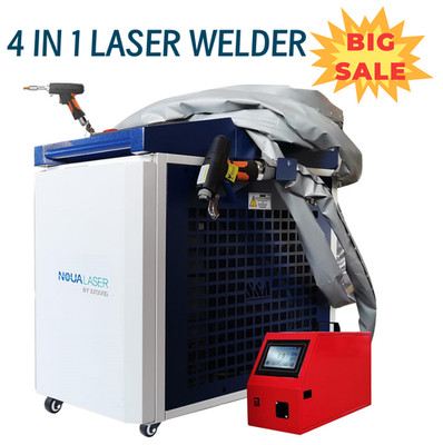 4 en 1 Máquina de Soldadura Láser 1200W Soldador/Cortador/Limpieza