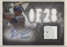 2015 Topps Triple Threads Rookies and Future Phenoms 8/99 Rymer Liriano Auto 0b2