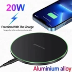 Wireless Charger 20W Max Fast Wireless Charging Pad Compatible with iPhone 11