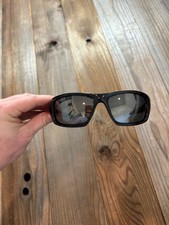 Oakley Valve Polarized Iridium Rectangular Sunglasses - Black