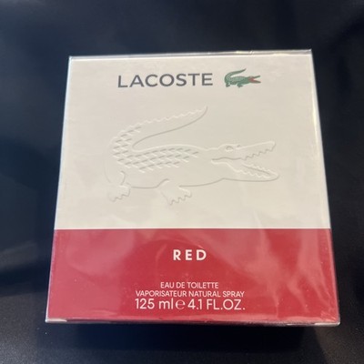 Lacoste Red by Lacoste, 4.1oz EDT Spray for Men sealed