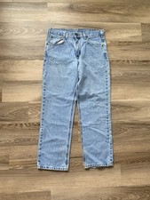 Carhartt Mens Jeans Navy Size 34x30 USA Made