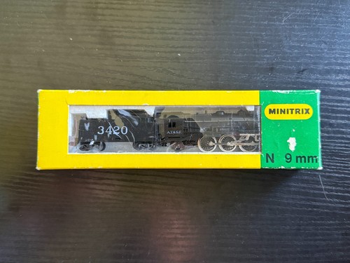N Scale Minitrix 2990 Santa Fe 4-6-2 Pacific Steam Locomotive ATSF 3420 ...