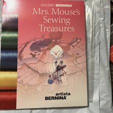 Studio Bernina Artista Mrs Mouse's Sewing Treasure's Embroidery Card 525 EXC