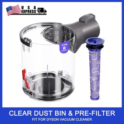Canister Dust Bin Replace 965660-01 Type B Interface for Dyson V6 DC58 DC59 DC62