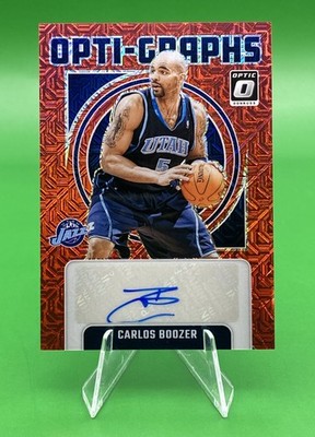2024-25 DONRUSS OPTIC OPTI-GRAPHS CHOICECARLOS BOOZER RED AUTO