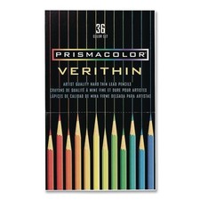 Prismacolor Verithin Colored Pencils, Assorted Colors, 36/Set, 3 Sets/Pack