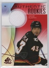2024 Upper Deck SP Game Used Authentic Rookies Red Jersey Adam Klapka #204 1bi3